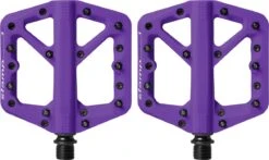 Pair Of P Dales Plates Crankbrothers STAMP 1 Purple
