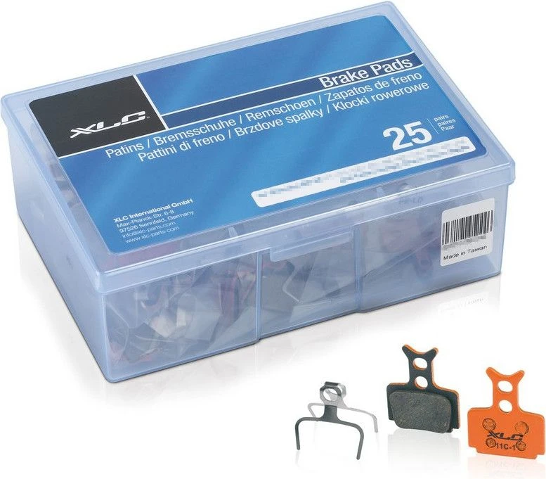 Box Of XLC BP-O31 Organic Pads (x25 Pairs) For Formula Mega One/R/RX 3 Box Of XLC BP-O31 Organic Pads (x25 Pairs) For Formula Mega One/R/RX