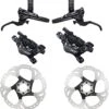 Pair Of Brakes Shimano XT M8120 R Sine (without Disc) 170cm 100cm Black With Shimano XT Disc Brake SM RT 86 203 Mm + 180 Mm -Rockshox Bike Shop 12980985db052a68c1483.04672333