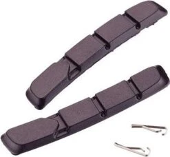 X2 Tektro 877.11 V-Brake Black Brake Pad Cartridges