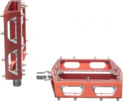 Pair Of Flat Pedals Neatt Attack V2 XL 11 Pins Orange 7 Pair Of Flat Pedals Neatt Attack V2 XL 11 Pins Orange -Rockshox Bike Shop 16332345fdf924a79c900.07828148