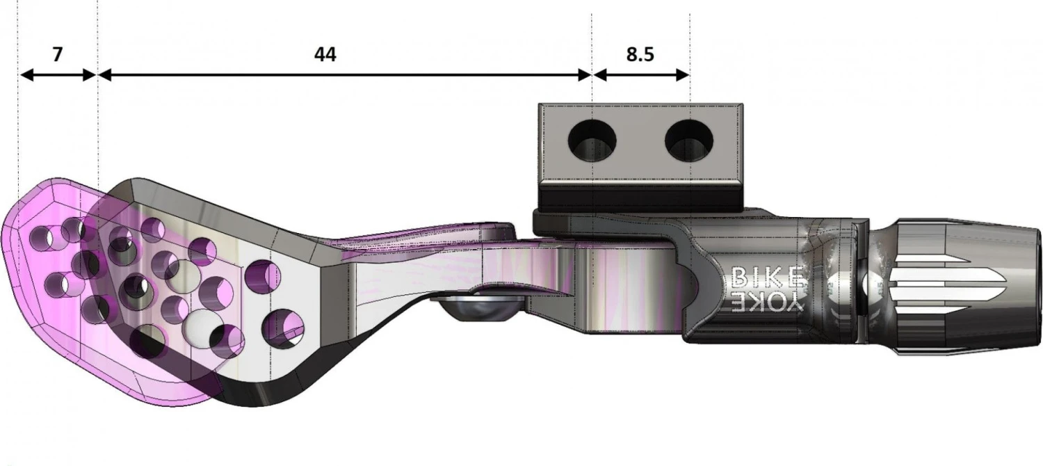 Bike Yoke Triggy Alpha Long Seatpost Control (without Mounting) 4 Bike Yoke Triggy Alpha Long Seatpost Control (without Mounting) - Image 2
