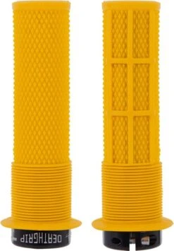 DMR DeathGrip Grips With Flanges Yellow