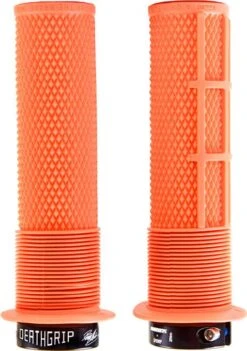 DMR DeathGrip Grips With Flanges Tango Orange