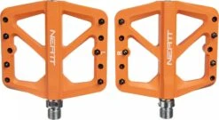 Pair Of Neatt Composite 5 Pin Orange Flat Pedals