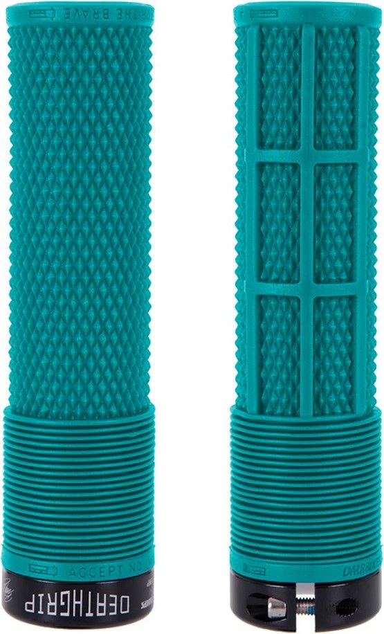 DMR DeathGrip Flangeless Thin Grips Tribe Blue 3 DMR DeathGrip Flangeless Thin Grips Tribe Blue
