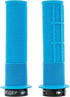 DMR DeathGrip Thin Grips With Flanges Blue