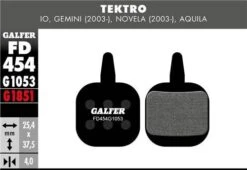 Pair Of Galfer Semi-metallic Tektro IO, Gemini Brake Pads. Novela, Aquila Standard 5 Pair Of Galfer Semi-metallic Tektro IO, Gemini Brake Pads. Novela, Aquila Standard -Rockshox Bike Shop 1914320600e8db4ab56a7.84058324