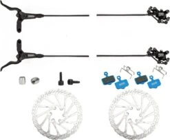 Elvedes HP4000 Dual Piston Mineral Brakes Black