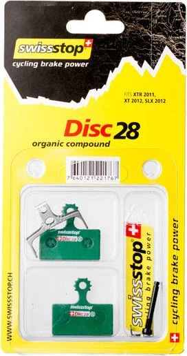 SWISSSTOP SWISSTOP Pair Of Organic Disc28 Shimano, FSA, REVER Pads 4 SWISSSTOP SWISSTOP Pair Of Organic Disc28 Shimano, FSA, REVER Pads - Image 2