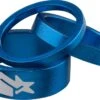 SPANK Kit 3 Spacers Management TWEET TWEET 1'' 1/8 Blue -Rockshox Bike Shop 56a5f398441e4