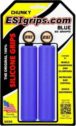 ESI Grips ESI Chunky 32mm Silicone Grips - Blue