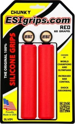 ESI Grips ESI Chunky 32mm Silicone Grips - Red