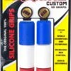 ESI Chunky 32mm Silicone Grips - Blue White Red -Rockshox Bike Shop 58cfe11c6d172 4