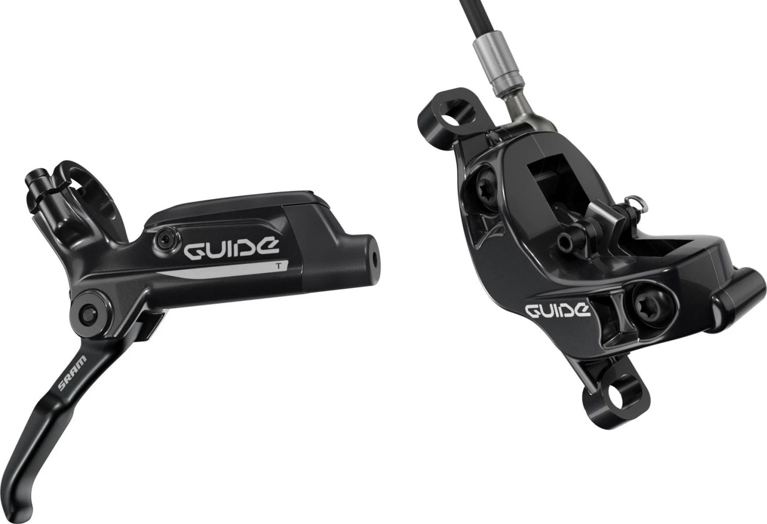 Brakeset Sram Guide T + Centerline Rounded 6 Holes Disc Silver 3 Brakeset Sram Guide T + Centerline Rounded 6 Holes Disc Silver