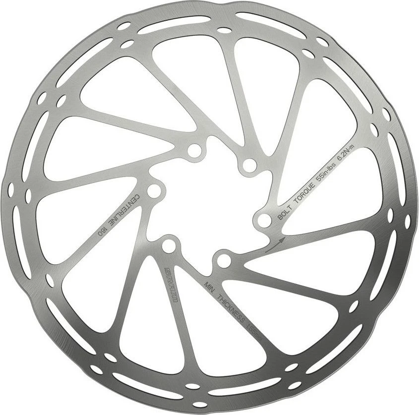 Brakeset Sram Guide T + Centerline Rounded 6 Holes Disc Silver 4 Brakeset Sram Guide T + Centerline Rounded 6 Holes Disc Silver - Image 2