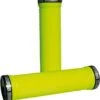 SB3 Pair Of Black Grips KHEOPS Neon Yellow