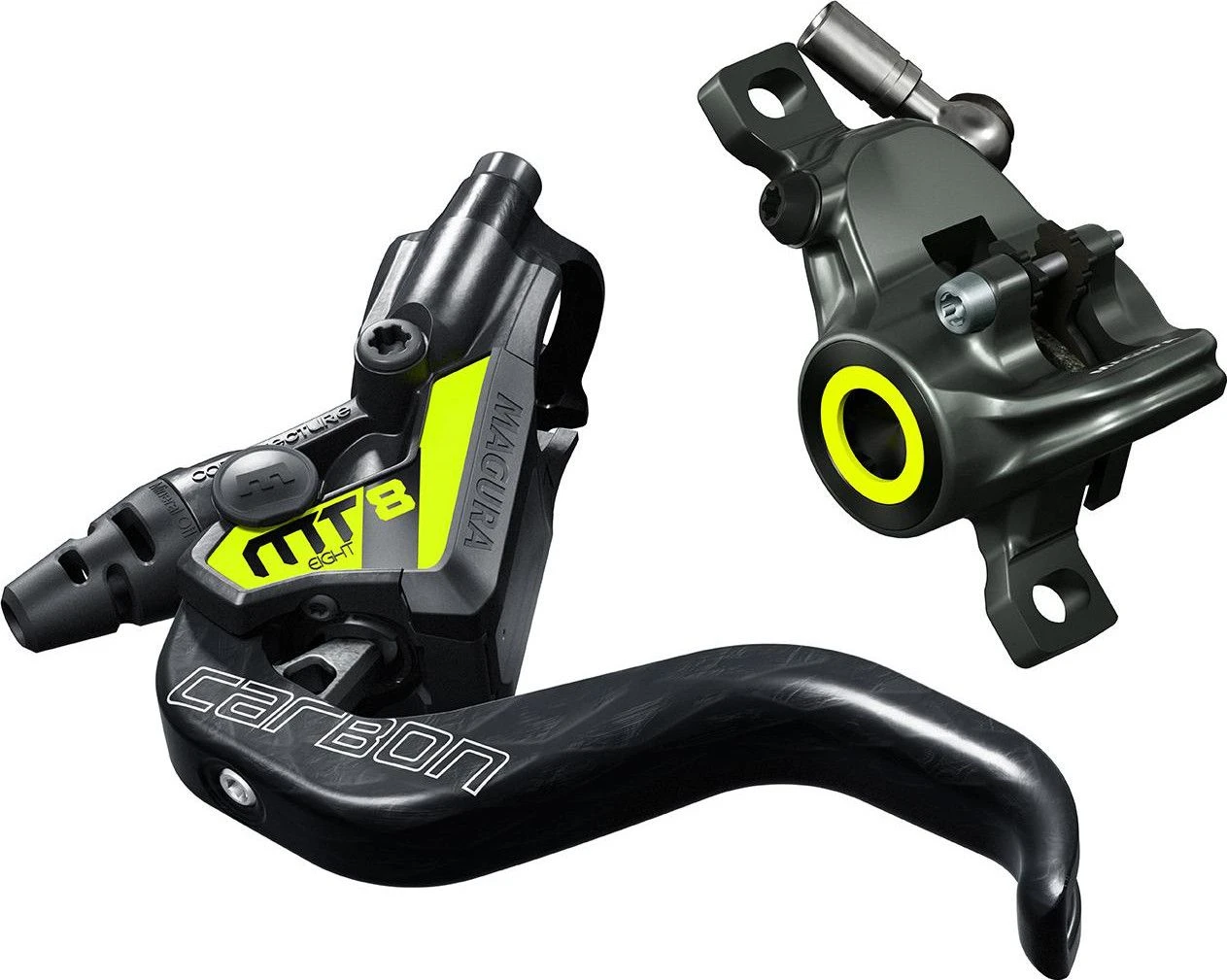Disc Brake Magura MT8 SL Front Or Rear (without Disc) Black / Yellow 2019 4 Disc Brake Magura MT8 SL Front Or Rear (without Disc) Black / Yellow 2019 - Image 2