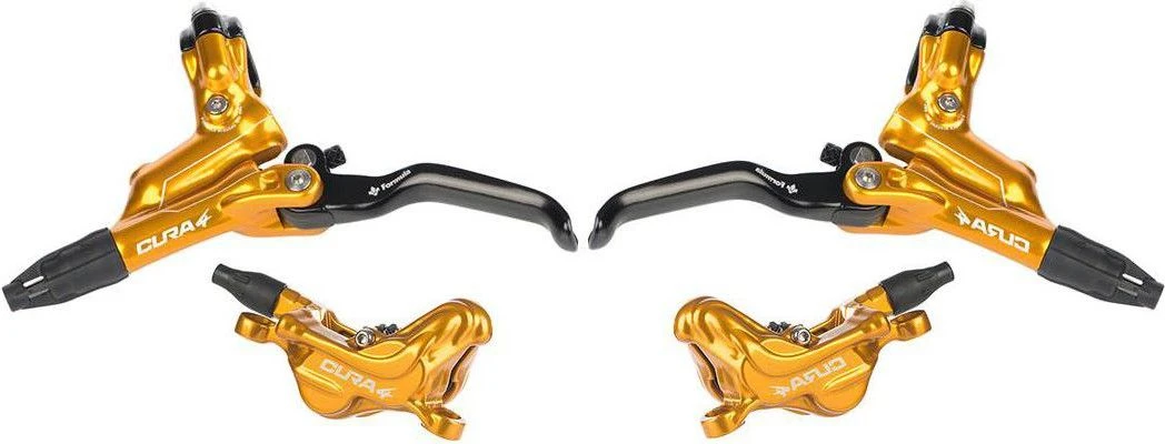 Formula Disc Brake Pair Cura 4 (without Disc) Gold 2019 3 Formula Disc Brake Pair Cura 4 (without Disc) Gold 2019