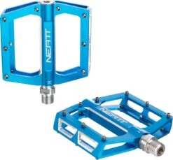 Pair Of Neatt Attack V2 8 Pin Flat Pedals Blue -Rockshox Bike Shop 8045235d12141d0c8c63.41171481