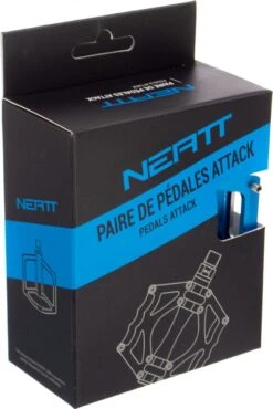 Pair Of Neatt Attack V2 8 Pin Flat Pedals Blue -Rockshox Bike Shop 8045235d121424d7b285.79574142