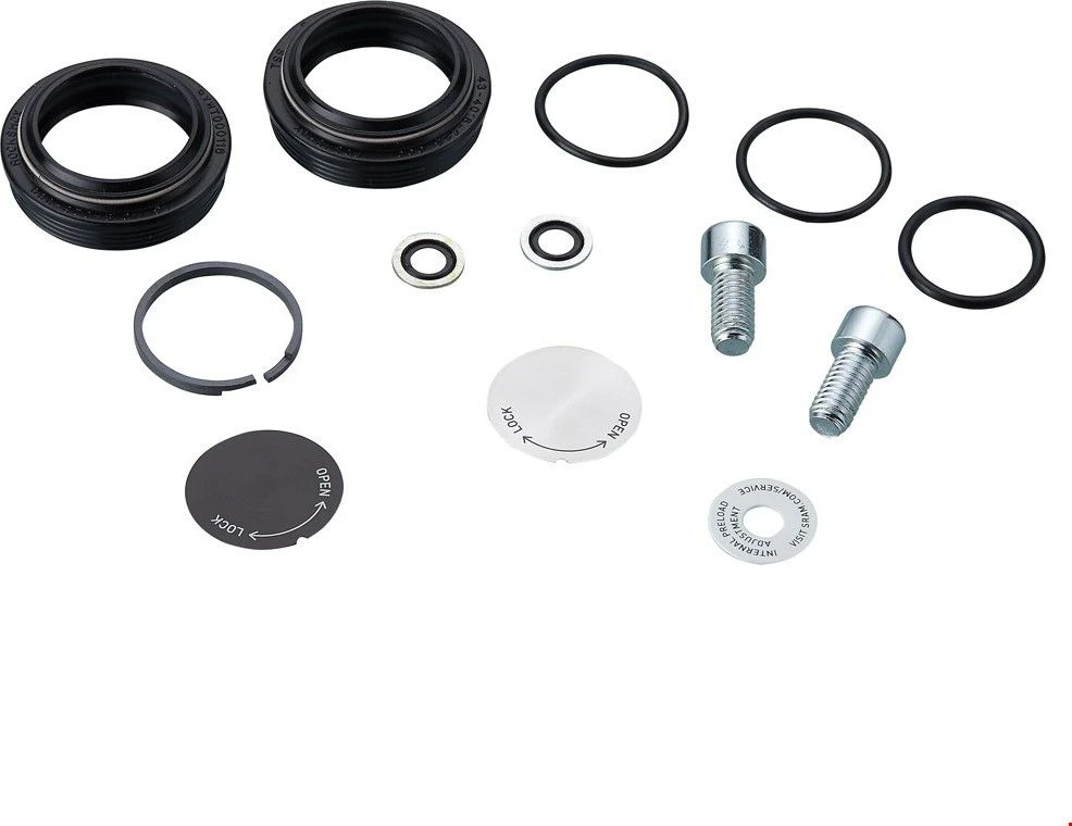 ROCKSHOX Paragon Silver Coil A1 Basic Fork Seal Kit 3 ROCKSHOX Paragon Silver Coil A1 Basic Fork Seal Kit
