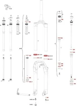 RockShox Revelation RC A1 Joint Kit (2018 And +)